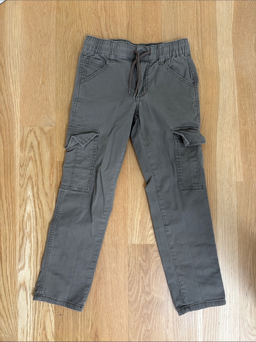 Kids Joe’s Brand Cargo Drawstring Pants in Olive Gray/Brown / Size Small